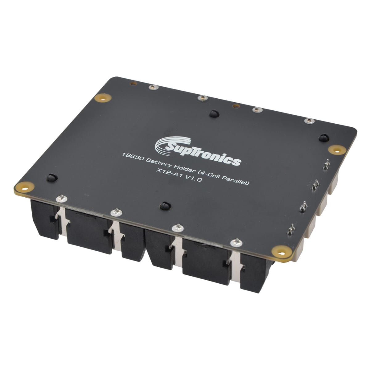 SupTronics X12-A1 4-Cell Battery Holder for X1209/X1203 by SupTronics - The Pi Hut