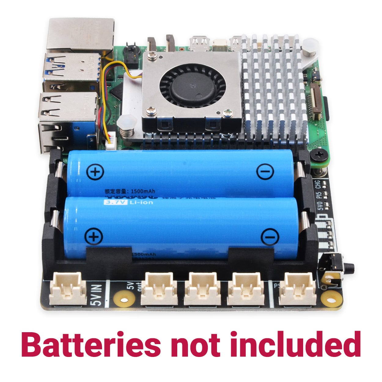 SupTronics X1201 2-Cell 18650 UPS for Raspberry Pi 5 by SupTronics - The Pi Hut