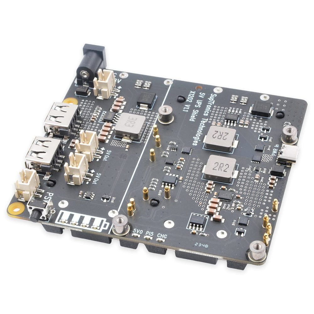 SupTronics X1202 4-Cell 18650 UPS for Raspberry Pi 5 by SupTronics - The Pi Hut