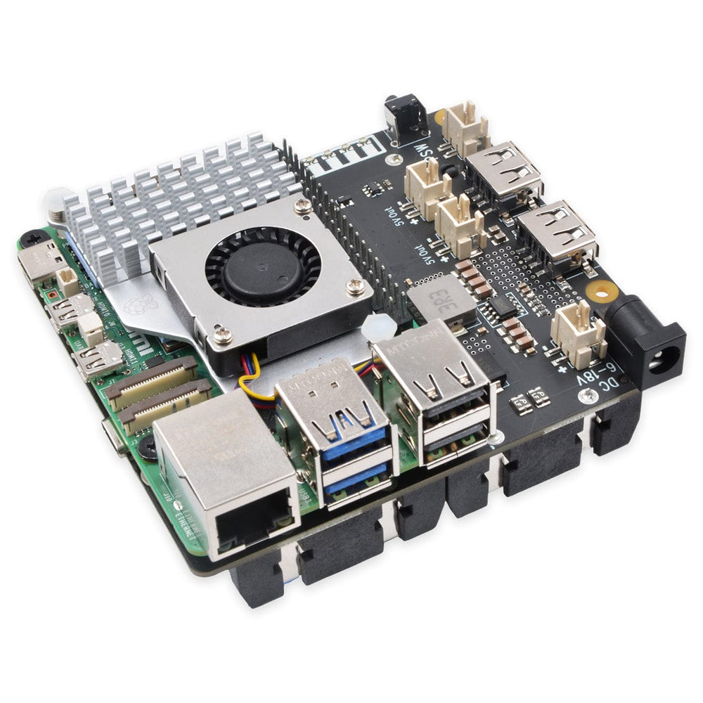 SupTronics X1202 4-Cell 18650 UPS for Raspberry Pi 5 by SupTronics - The Pi Hut