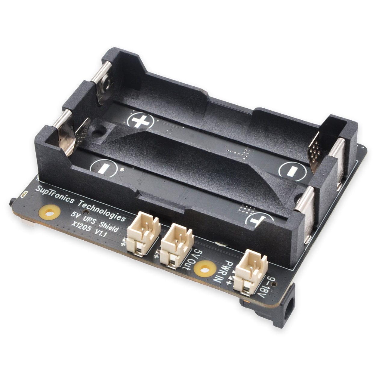 SupTronics X1205 2-Cell 21700 UPS for Raspberry Pi 5 - The Pi Hut