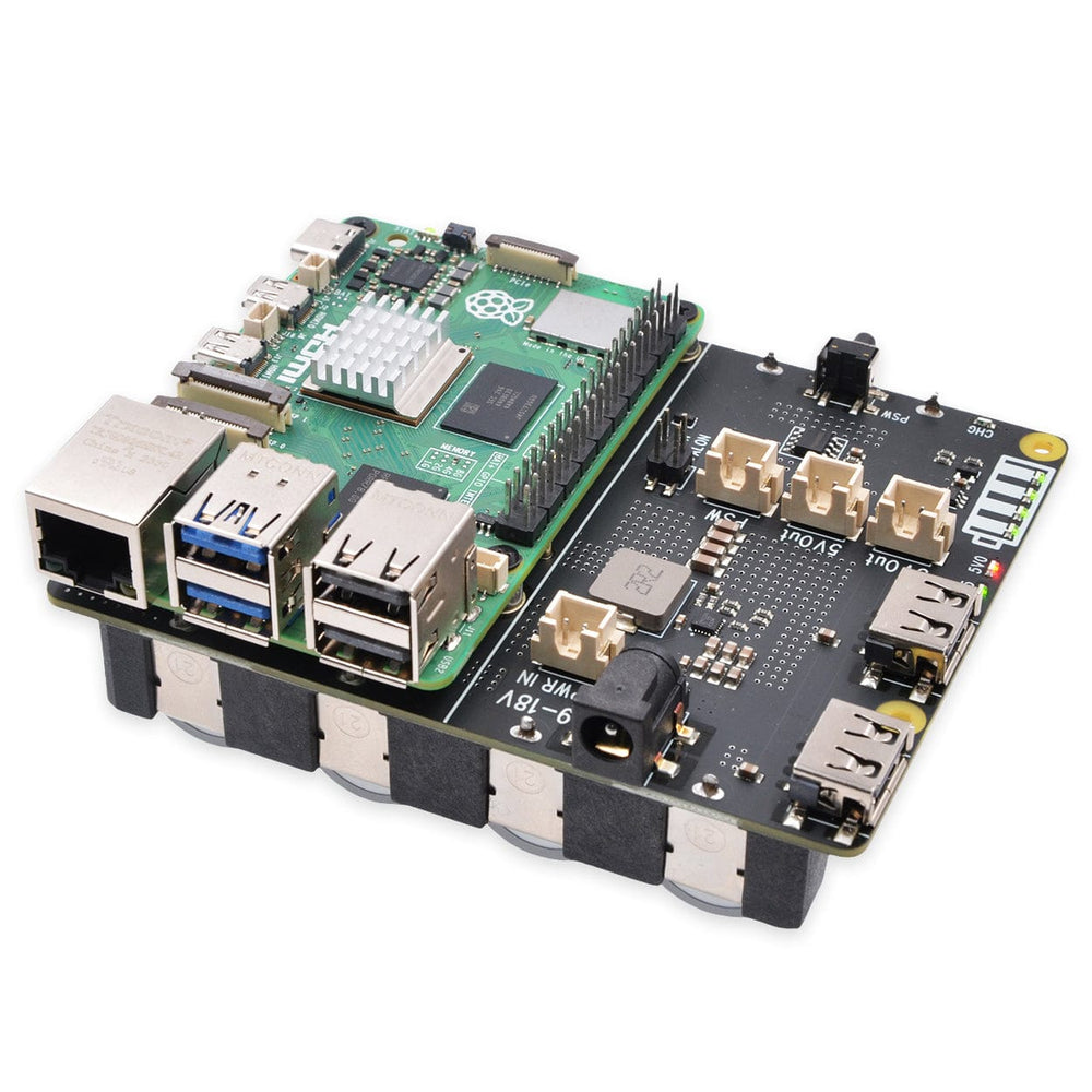 SupTronics X1206 4-Cell 21700 UPS for Raspberry Pi 5 by SupTronics - The Pi Hut