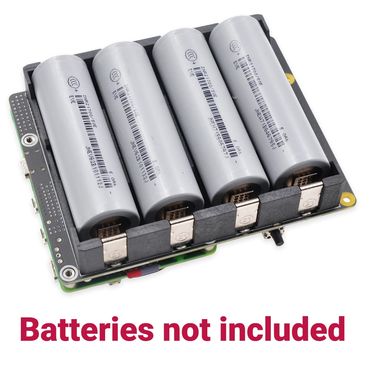 SupTronics X1206 4-Cell 21700 UPS for Raspberry Pi 5 by SupTronics - The Pi Hut