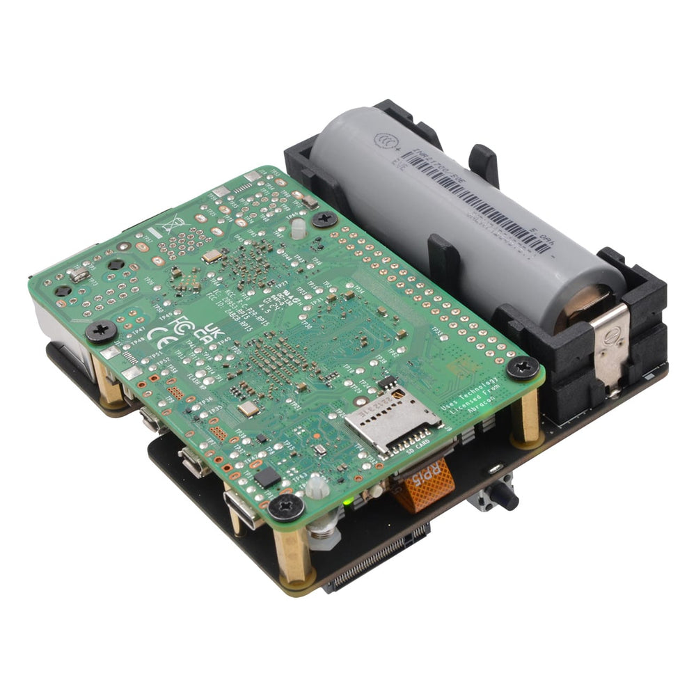 SupTronics X1208 UPS + M.2 2280 NVMe Add-on by SupTronics - The Pi Hut