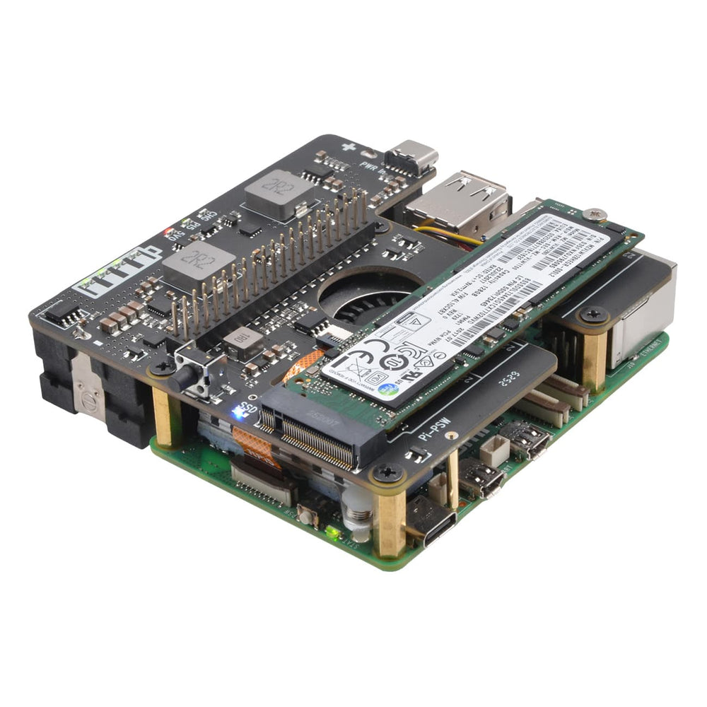 SupTronics X1208 UPS + M.2 2280 NVMe Add-on by SupTronics - The Pi Hut