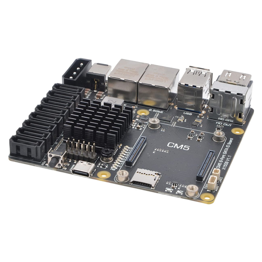 SupTronics X1509 Dual Ethernet 8-Port SATA Carrier for CM5 by SupTronics - The Pi Hut