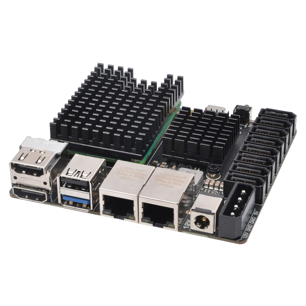 SupTronics X1509 Dual Ethernet 8-Port SATA Carrier for CM5 by SupTronics - The Pi Hut