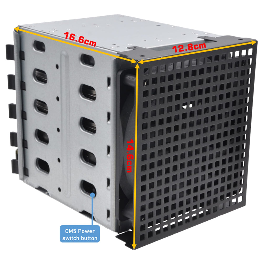 SupTronics XNAS1 NAS Carrier + Enclosure for CM5 by SupTronics - The Pi Hut