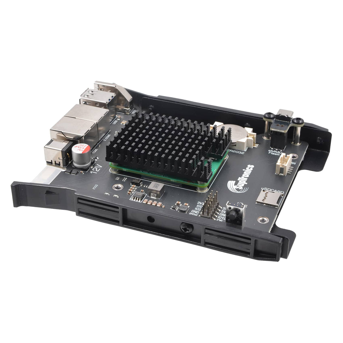 SupTronics XNAS1 NAS Carrier + Enclosure for CM5 by SupTronics - The Pi Hut
