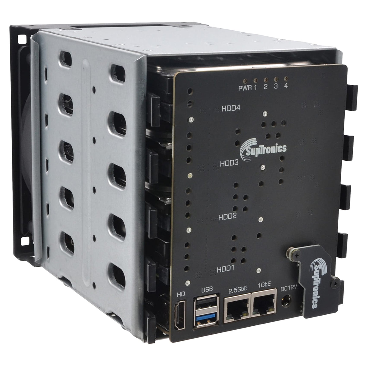 SupTronics XNAS1 NAS Carrier + Enclosure for CM5 by SupTronics - The Pi Hut
