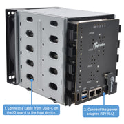 SupTronics XNAS1 NAS Carrier + Enclosure for CM5 by SupTronics - The Pi Hut