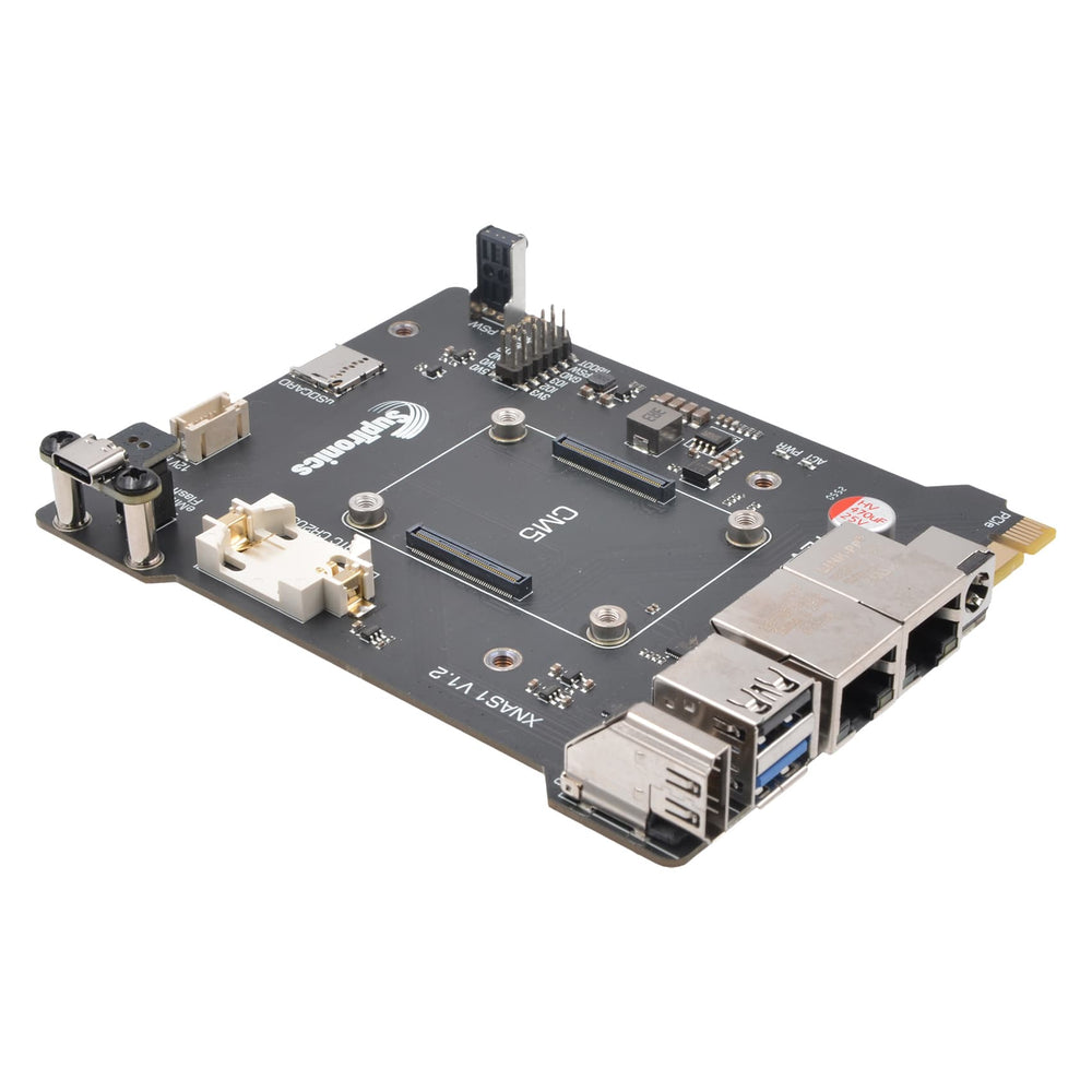 SupTronics XNAS1 NAS Carrier + Enclosure for CM5 by SupTronics - The Pi Hut