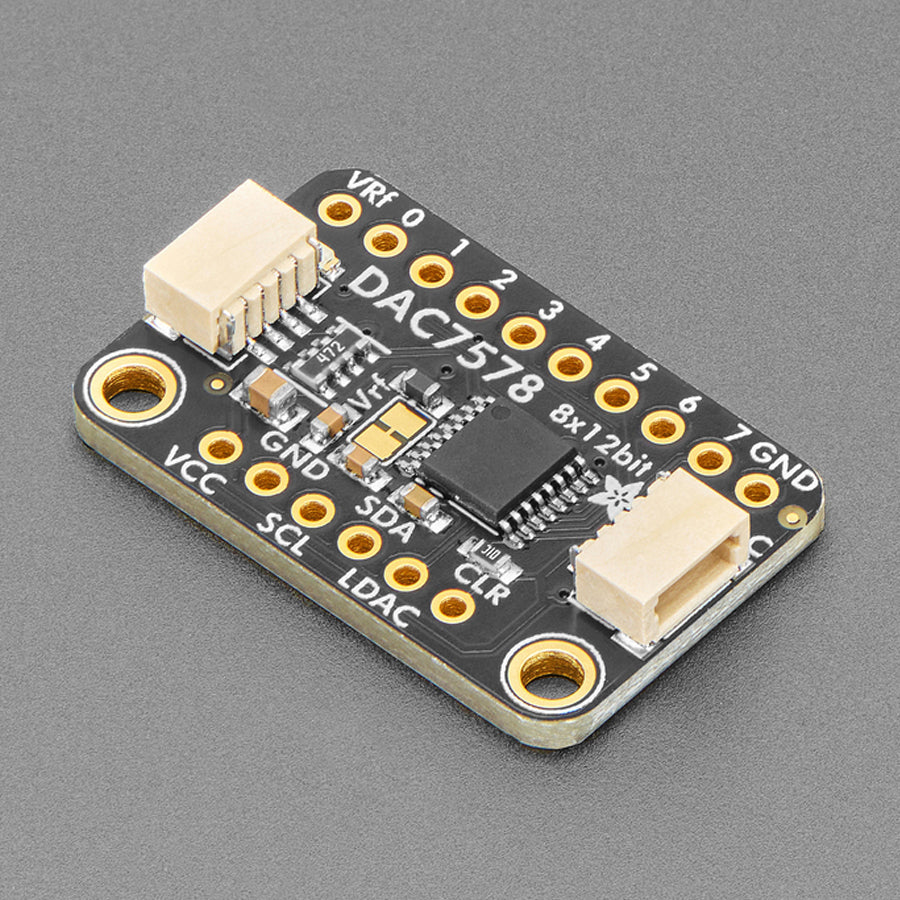 Adafruit DAC7578 - 8 x Channel 12-bit I2C DAC - STEMMA QT / Qwiic