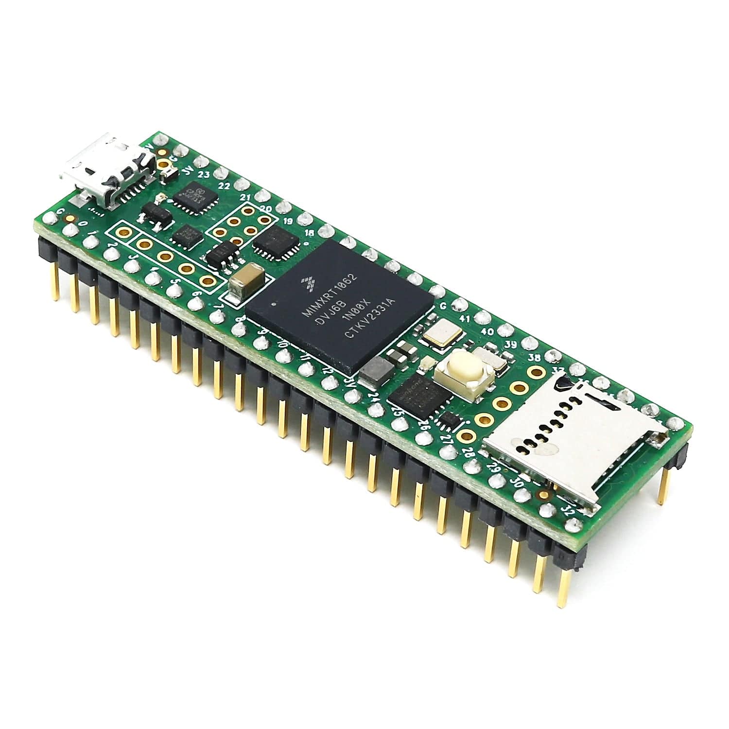 Teensy 4.1 with Ethernet - Assembled Pins - The Pi Hut