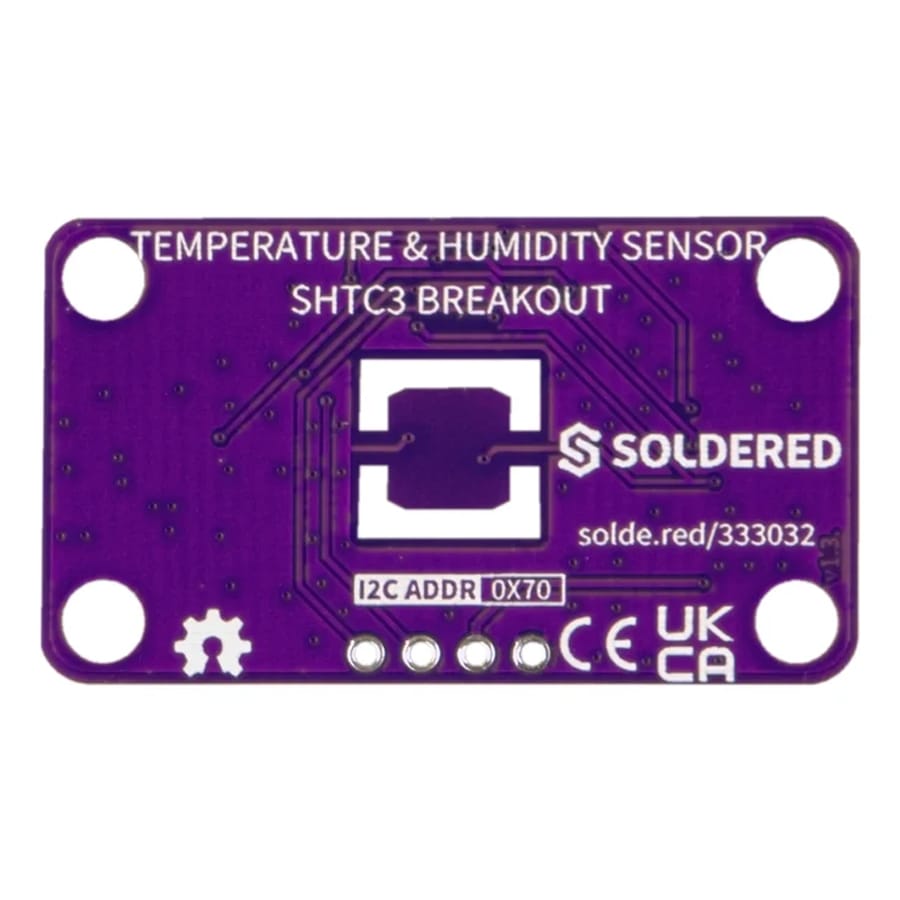 Temperature and Humidity Sensor SHTC3 Breakout by Soldered Electronics - The Pi Hut