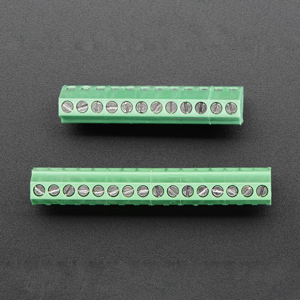 Terminal Block kit for Feather - 0.1" Pitch by Adafruit - The Pi Hut