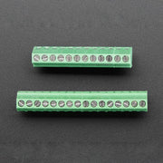 Terminal Block kit for Feather - 0.1" Pitch by Adafruit - The Pi Hut