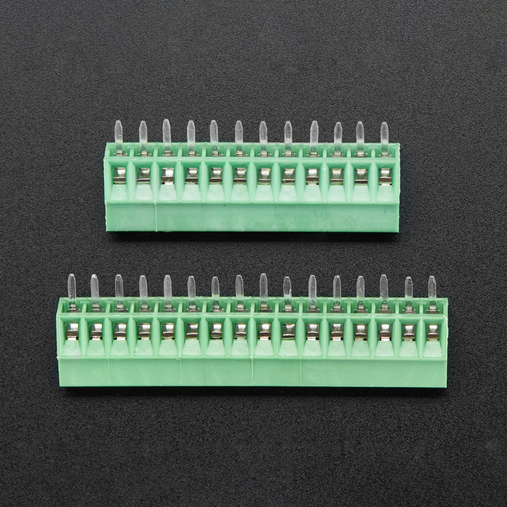 Terminal Block kit for Feather - 0.1" Pitch by Adafruit - The Pi Hut