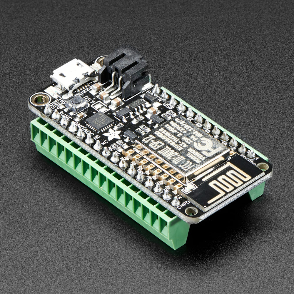 Terminal Block kit for Feather - 0.1" Pitch by Adafruit - The Pi Hut
