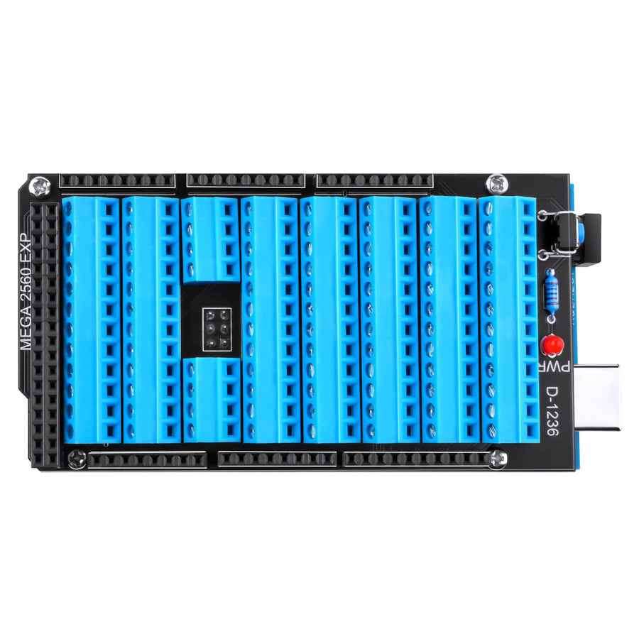 Shield Arduino Terminal Terminal Shield for Arduino Mega - The Pi Hut