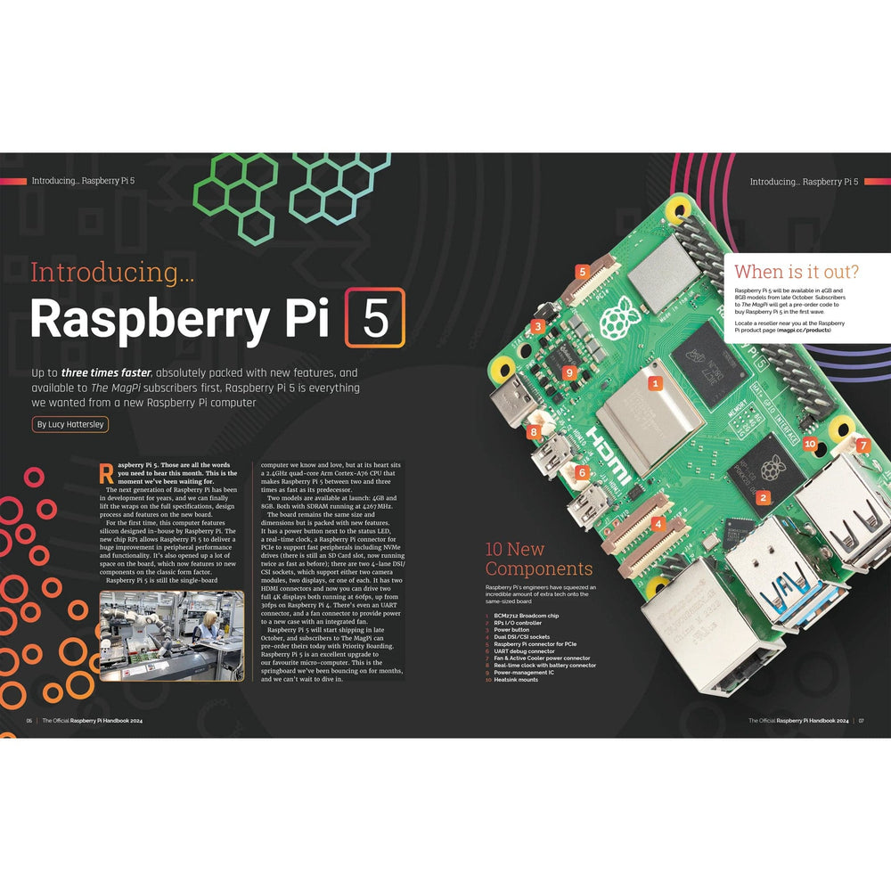 The Official Raspberry Pi Handbook 2024 - The Pi Hut