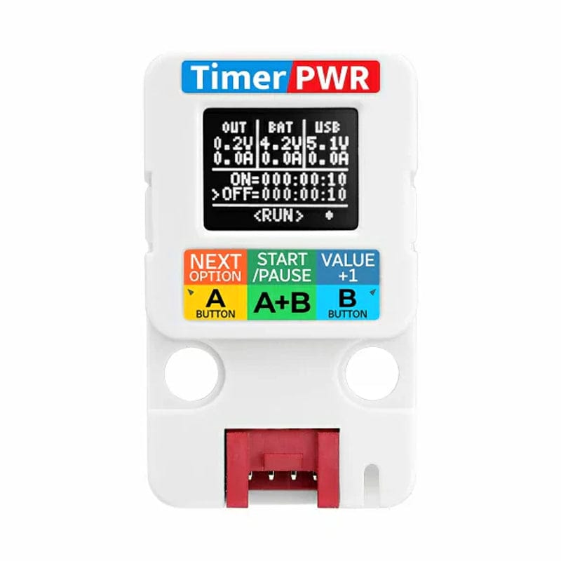 Timer Power Unit with OLED Display (INA3221)