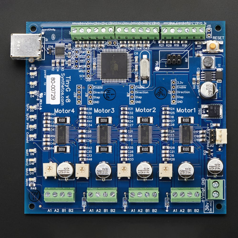 TinyG CNC Controller Board V8 by Adafruit - The Pi Hut