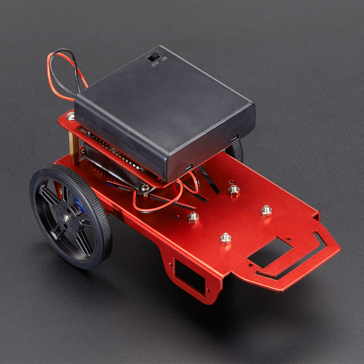 Top Metal Plate for a Mini Robot Rover Chassis by Adafruit - The Pi Hut