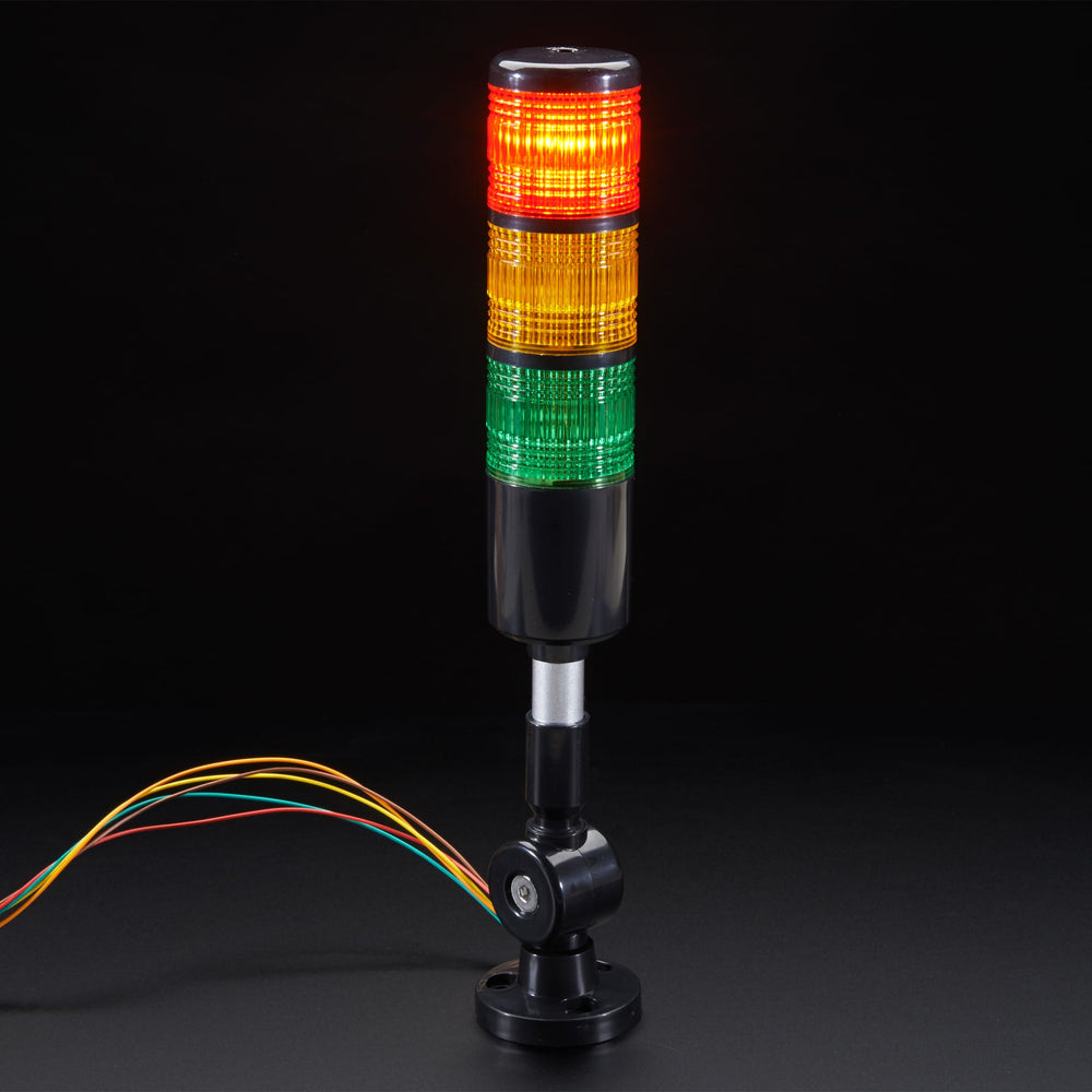 Tower Light - Red Yellow Green Alert Light with Buzzer - 12VDC by Adafruit - The Pi Hut