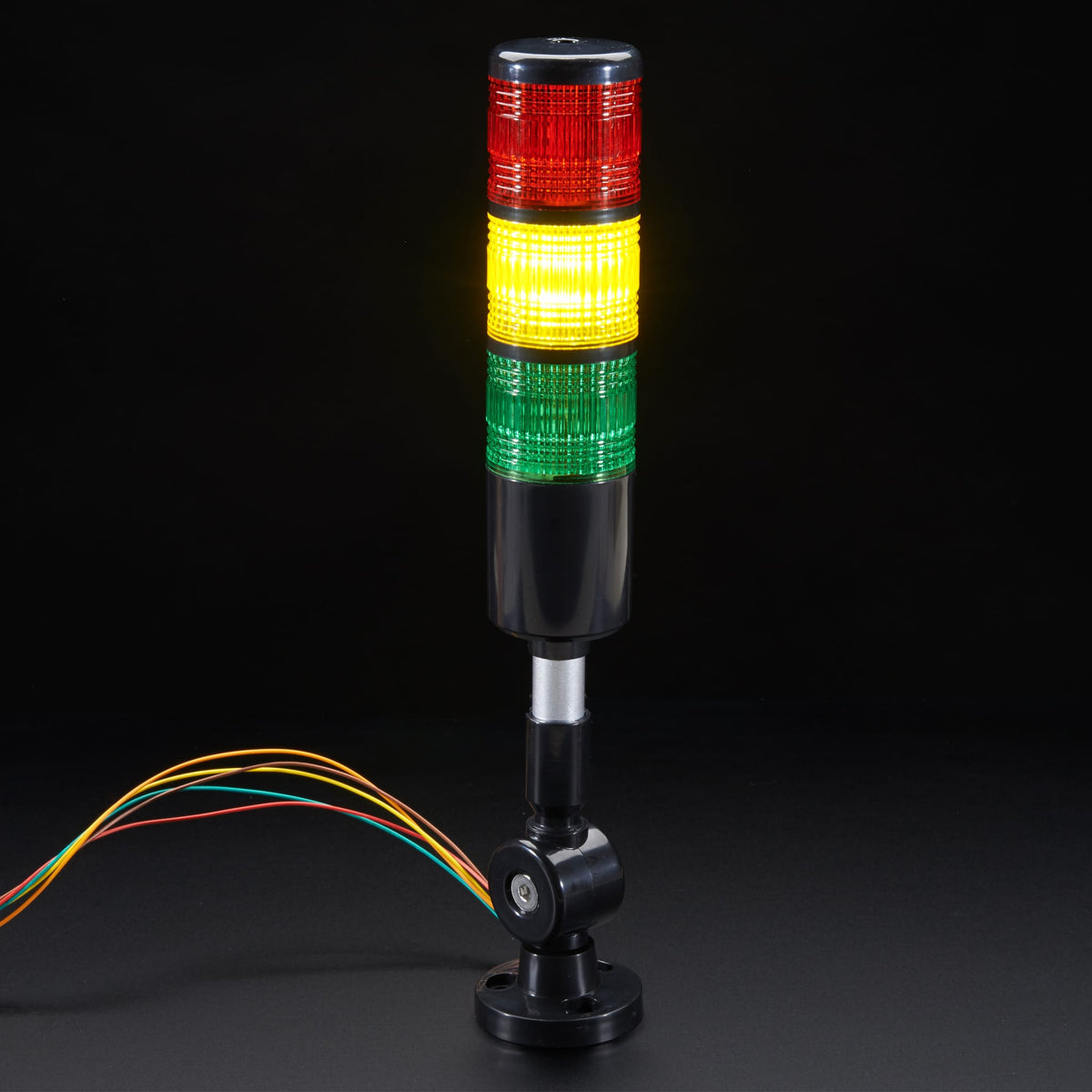 Tower Light - Red Yellow Green Alert Light with Buzzer - 12VDC by Adafruit - The Pi Hut