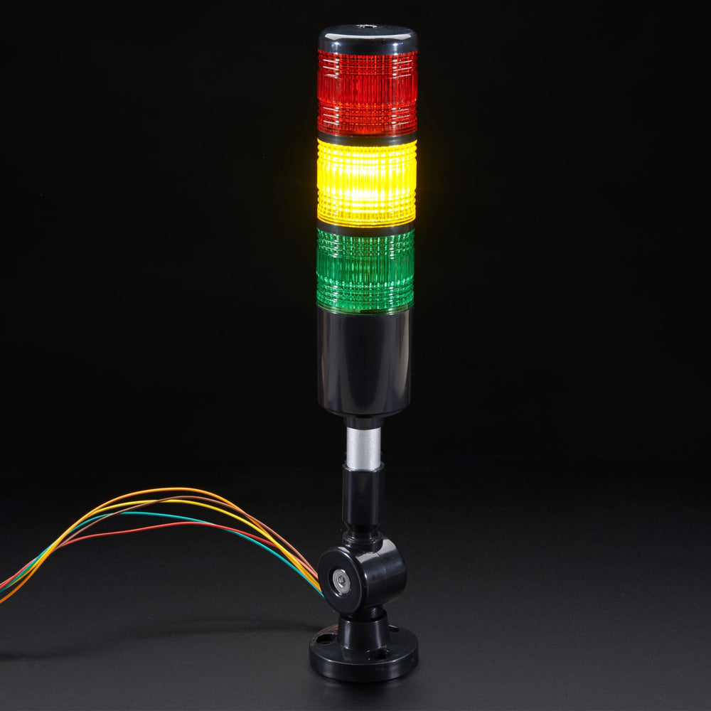 Tower Light - Red Yellow Green Alert Light with Buzzer - 12VDC by Adafruit - The Pi Hut