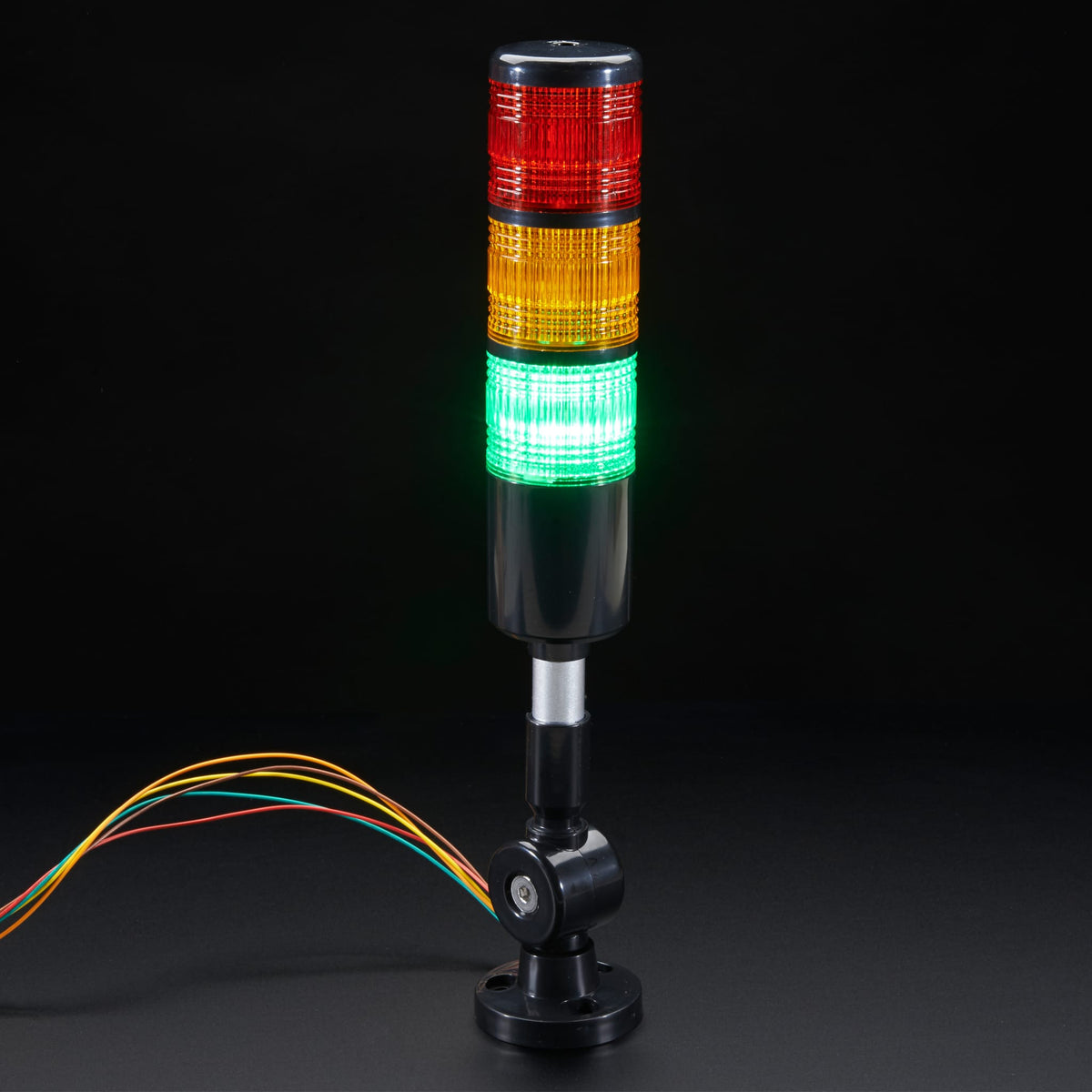 Tower Light - Red Yellow Green Alert Light with Buzzer - 12VDC by Adafruit - The Pi Hut