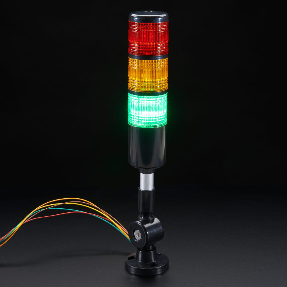 Tower Light - Red Yellow Green Alert Light with Buzzer - 12VDC by Adafruit - The Pi Hut
