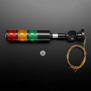 Tower Light - Red Yellow Green Alert Light with Buzzer - 12VDC by Adafruit - The Pi Hut