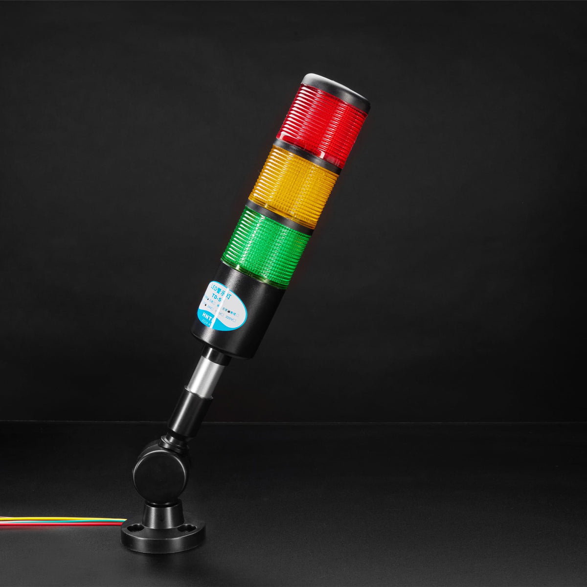 Tower Light - Red Yellow Green Alert Light with Buzzer - 12VDC by Adafruit - The Pi Hut
