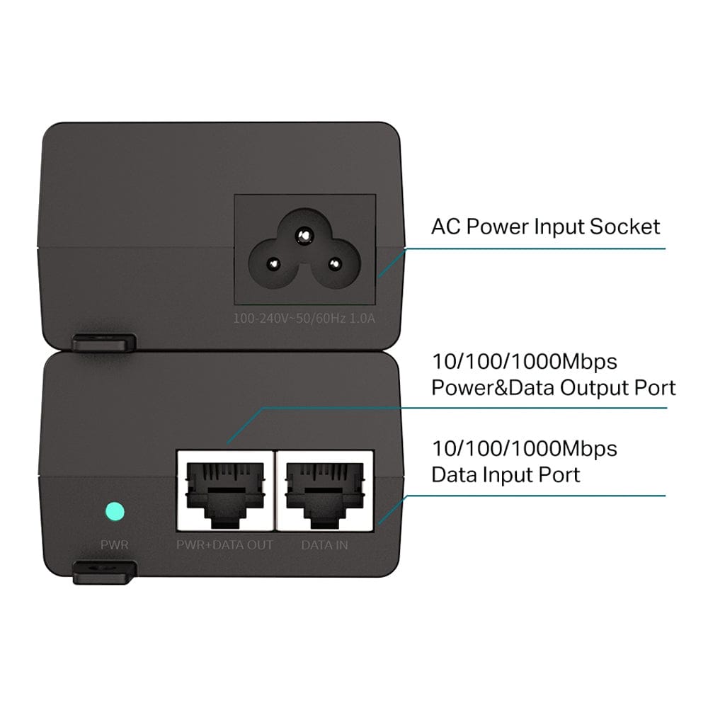 TP-Link TL-POE160S 30W PoE+ Injector by TP-Link - The Pi Hut