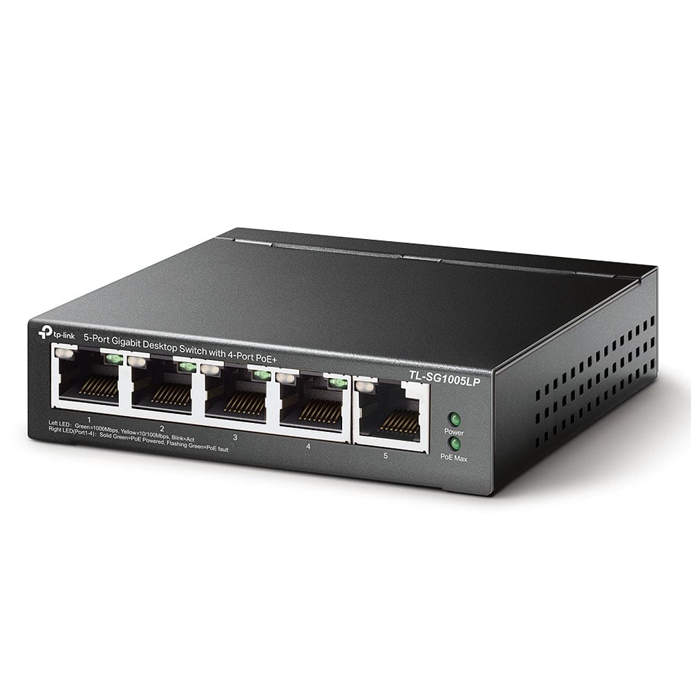 TP-Link TL-SG1005LP - 5-Port PoE+ Gigabit Switch by TP-Link - The Pi Hut