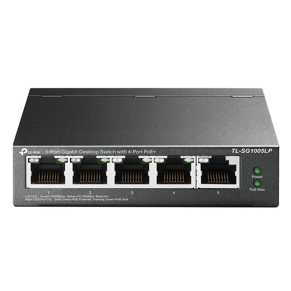 TP-Link TL-SG1005LP - 5-Port PoE+ Gigabit Switch by TP-Link - The Pi Hut