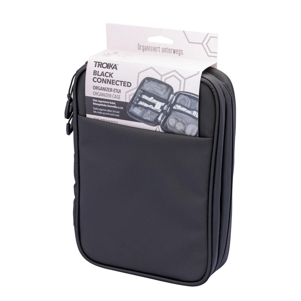 Troika Black Connected (Cable organiser) by Troika - The Pi Hut
