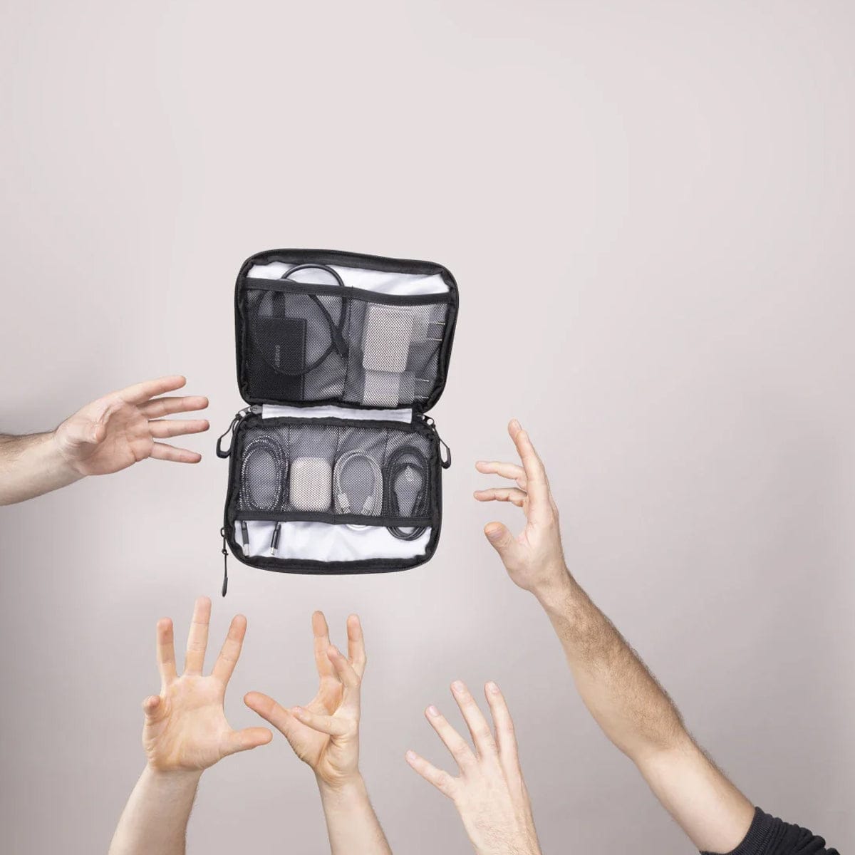 Troika Black Tech Pouch 2 by Troika - The Pi Hut