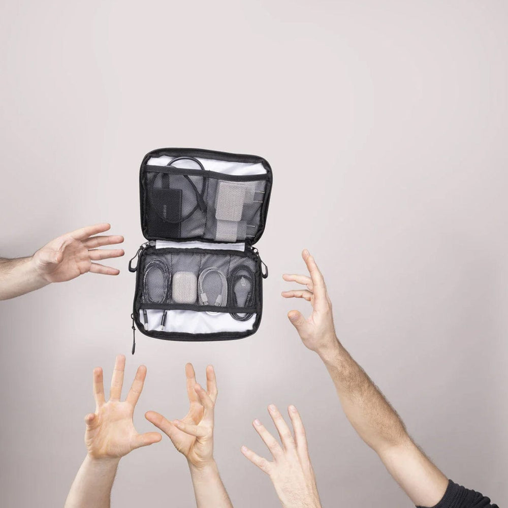 Troika Black Tech Pouch 2 by Troika - The Pi Hut