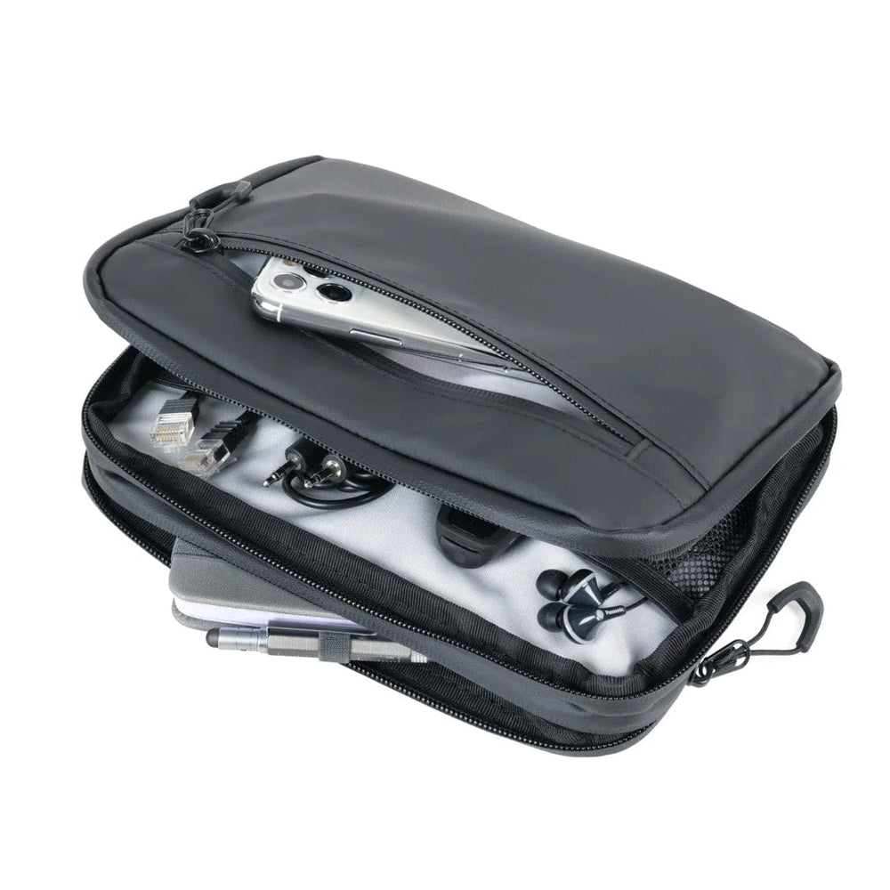 Troika Black Tech Pouch 2 by Troika - The Pi Hut