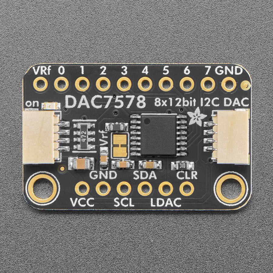 Adafruit DAC7578 - 8 x Channel 12-bit I2C DAC - STEMMA QT / Qwiic