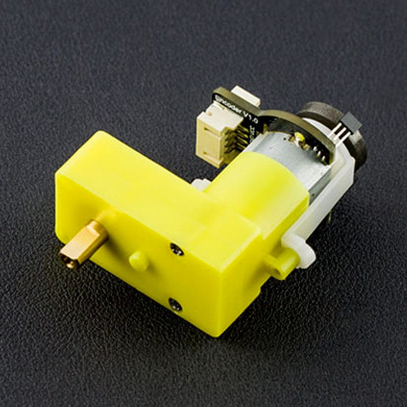 geared motor with encoder TT Geared Motor with Encoder (6V 160RPM 120:1 L Shape)