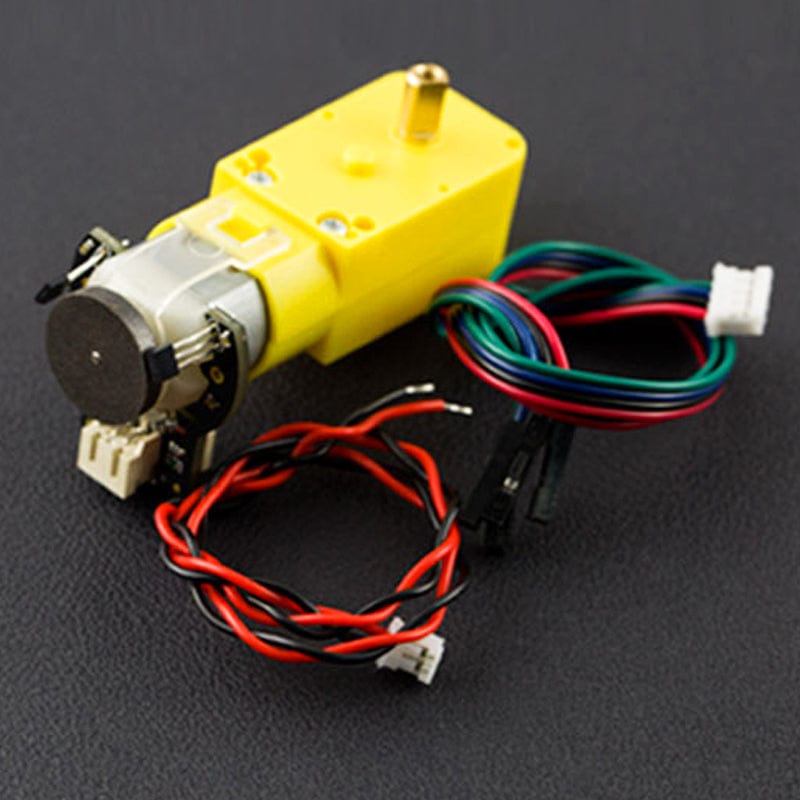 TT Motor with Encoder (6V 160RPM 120:1) - The Pi Hut