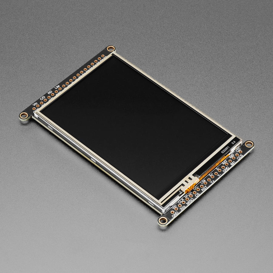 3.5" TFT 320 x 480 + Touchscreen Breakout Board with MicroSD Socket (HXD8357D)