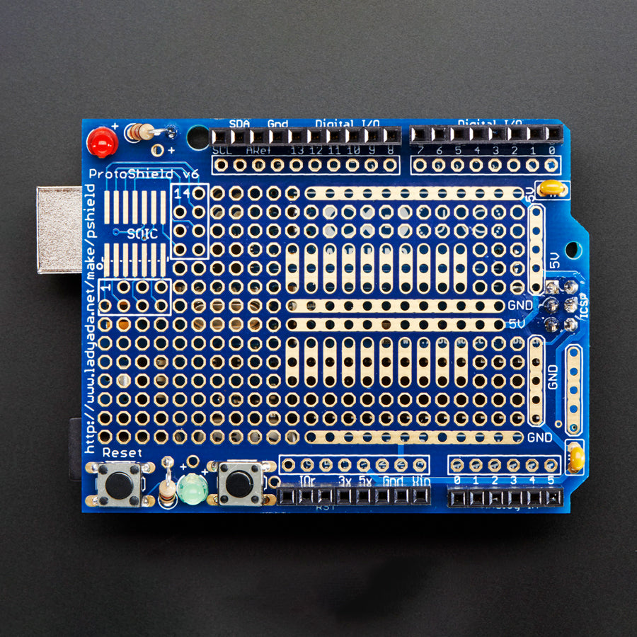 Adafruit Proto Shield for Arduino Unassembled Kit - Stackable (Version R3)