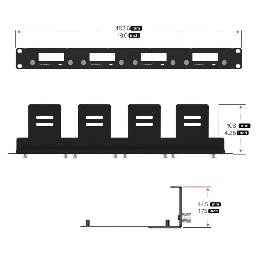 Bitcoin Rack Setup Uctronics Rack Basic for Pi 5 - 19