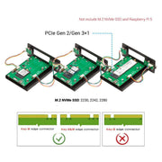 Uctronics Rack Pro for Pi 5 - 19" 1U Rack Mount with 4x M.2 Bases and LCDs by Uctronics - The Pi Hut
