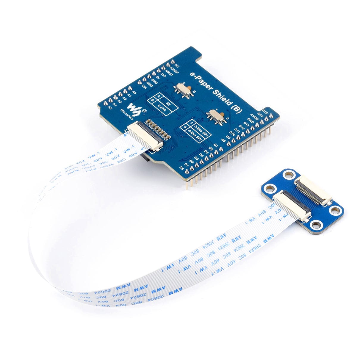 Universal E-Paper Raw Panel Driver Shield (B) for Arduino - The Pi Hut